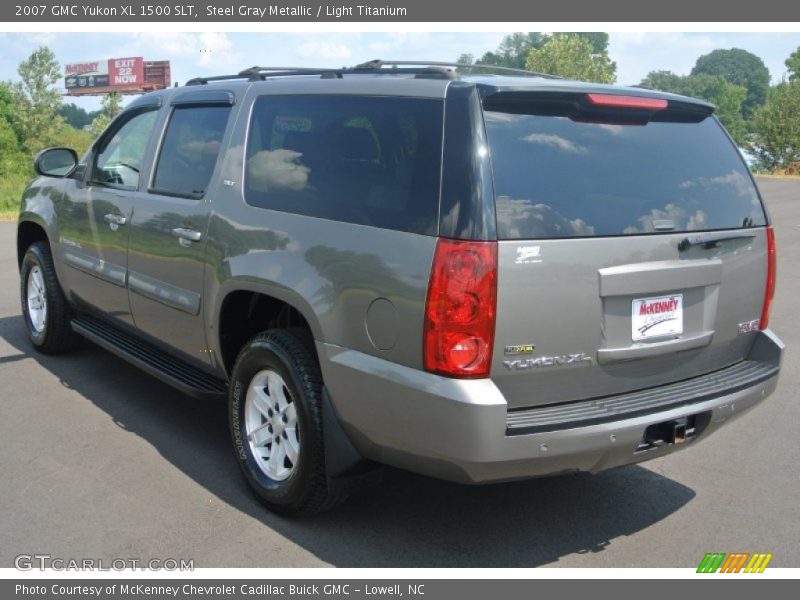 Steel Gray Metallic / Light Titanium 2007 GMC Yukon XL 1500 SLT