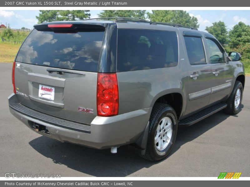 Steel Gray Metallic / Light Titanium 2007 GMC Yukon XL 1500 SLT