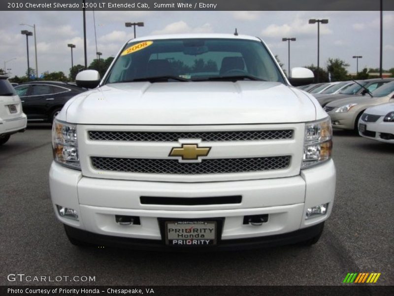 Summit White / Ebony 2010 Chevrolet Silverado 1500 LT Extended Cab