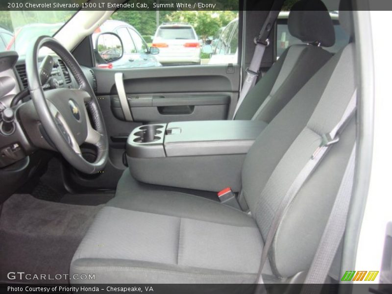 Summit White / Ebony 2010 Chevrolet Silverado 1500 LT Extended Cab