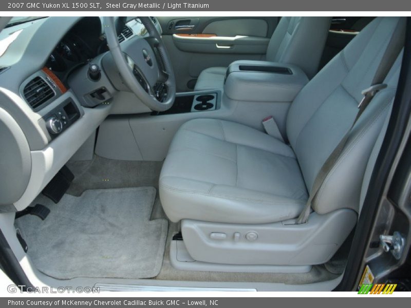 Steel Gray Metallic / Light Titanium 2007 GMC Yukon XL 1500 SLT
