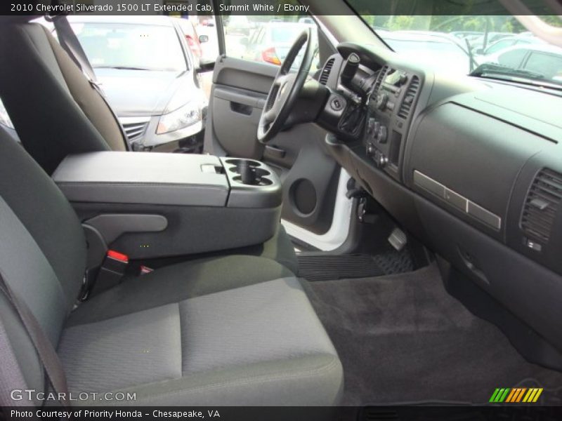 Summit White / Ebony 2010 Chevrolet Silverado 1500 LT Extended Cab