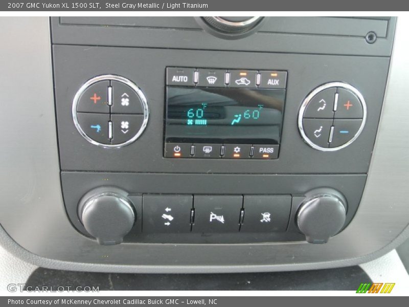 Steel Gray Metallic / Light Titanium 2007 GMC Yukon XL 1500 SLT