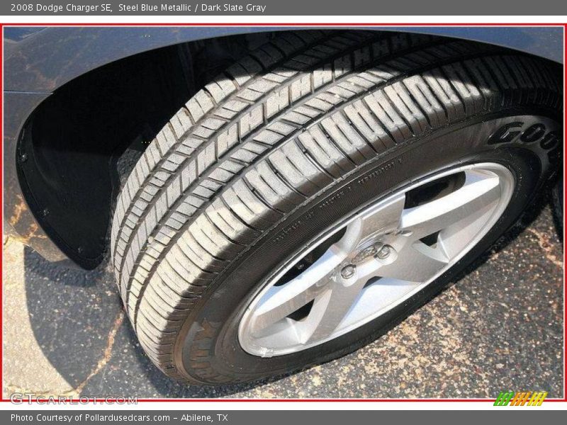 Steel Blue Metallic / Dark Slate Gray 2008 Dodge Charger SE