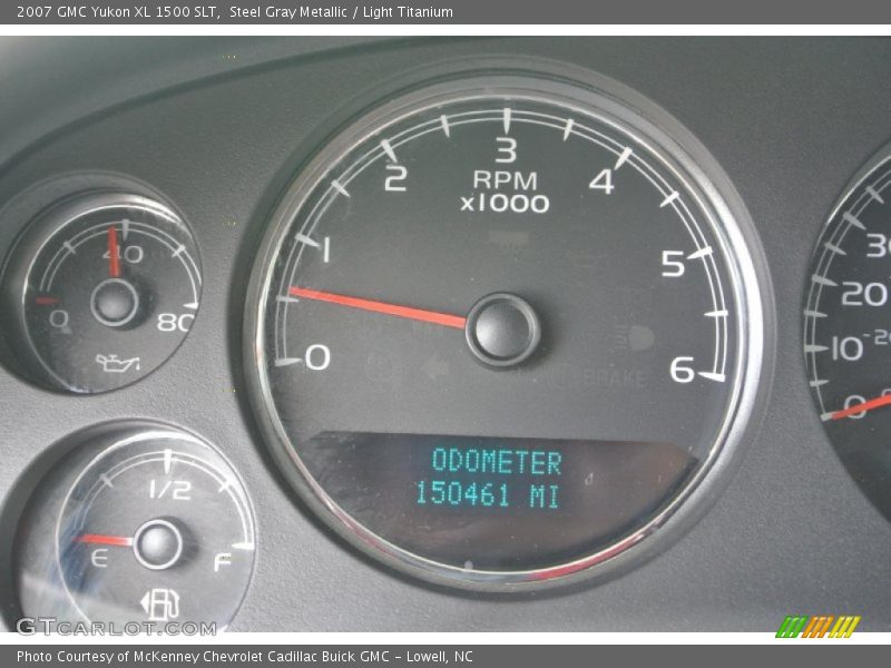 Steel Gray Metallic / Light Titanium 2007 GMC Yukon XL 1500 SLT