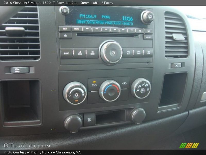 Summit White / Ebony 2010 Chevrolet Silverado 1500 LT Extended Cab