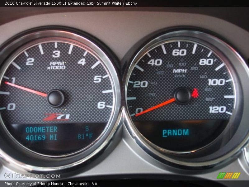 Summit White / Ebony 2010 Chevrolet Silverado 1500 LT Extended Cab