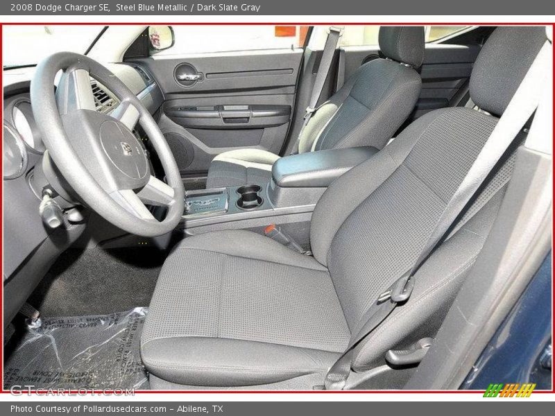 Steel Blue Metallic / Dark Slate Gray 2008 Dodge Charger SE