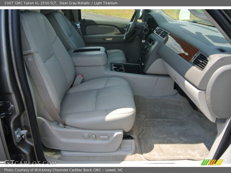 Steel Gray Metallic / Light Titanium 2007 GMC Yukon XL 1500 SLT