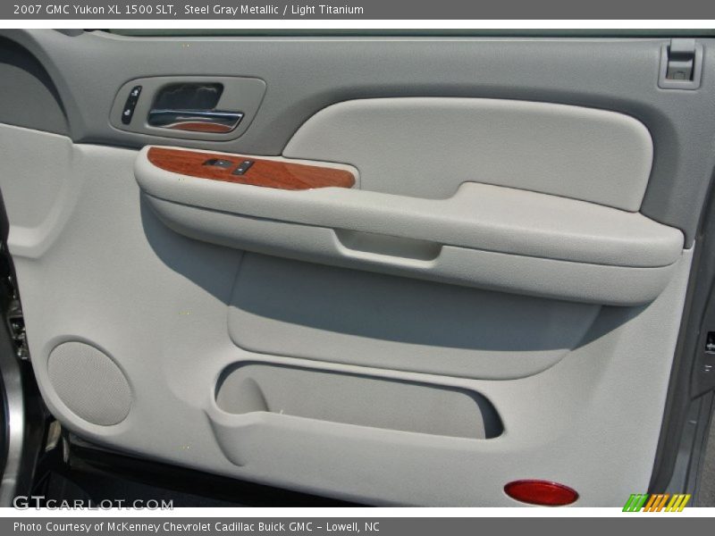 Steel Gray Metallic / Light Titanium 2007 GMC Yukon XL 1500 SLT
