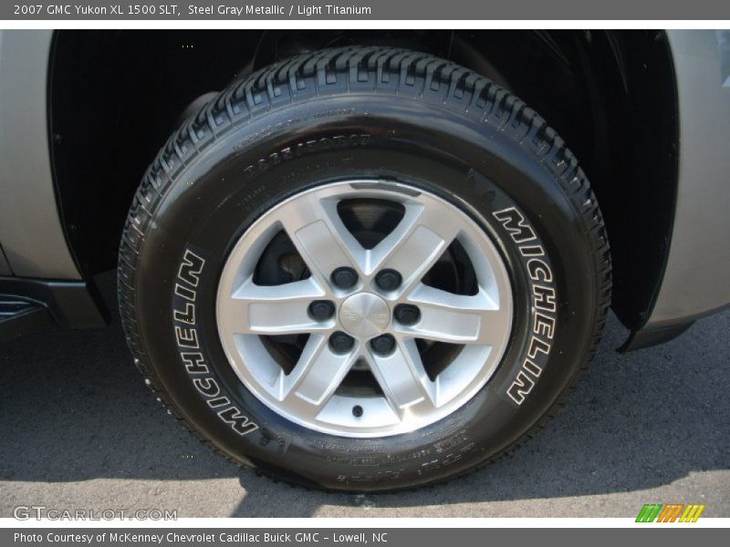 Steel Gray Metallic / Light Titanium 2007 GMC Yukon XL 1500 SLT