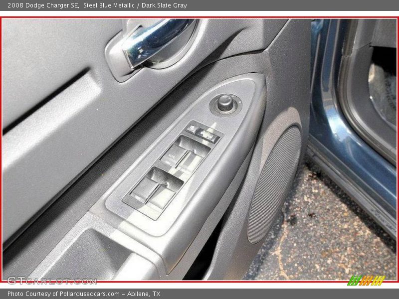 Steel Blue Metallic / Dark Slate Gray 2008 Dodge Charger SE