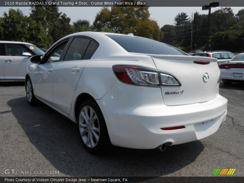 Crystal White Pearl Mica / Black 2010 Mazda MAZDA3 s Grand Touring 4 Door