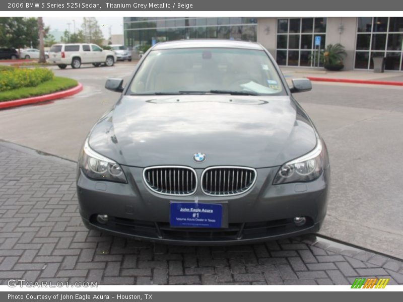 Titanium Grey Metallic / Beige 2006 BMW 5 Series 525i Sedan