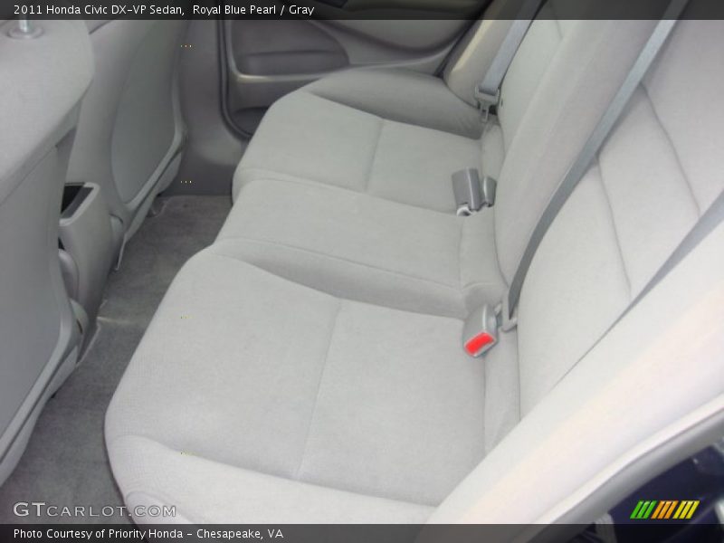 Royal Blue Pearl / Gray 2011 Honda Civic DX-VP Sedan