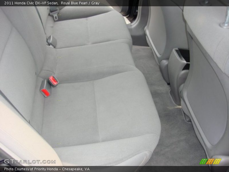 Royal Blue Pearl / Gray 2011 Honda Civic DX-VP Sedan