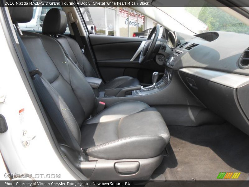 Crystal White Pearl Mica / Black 2010 Mazda MAZDA3 s Grand Touring 4 Door