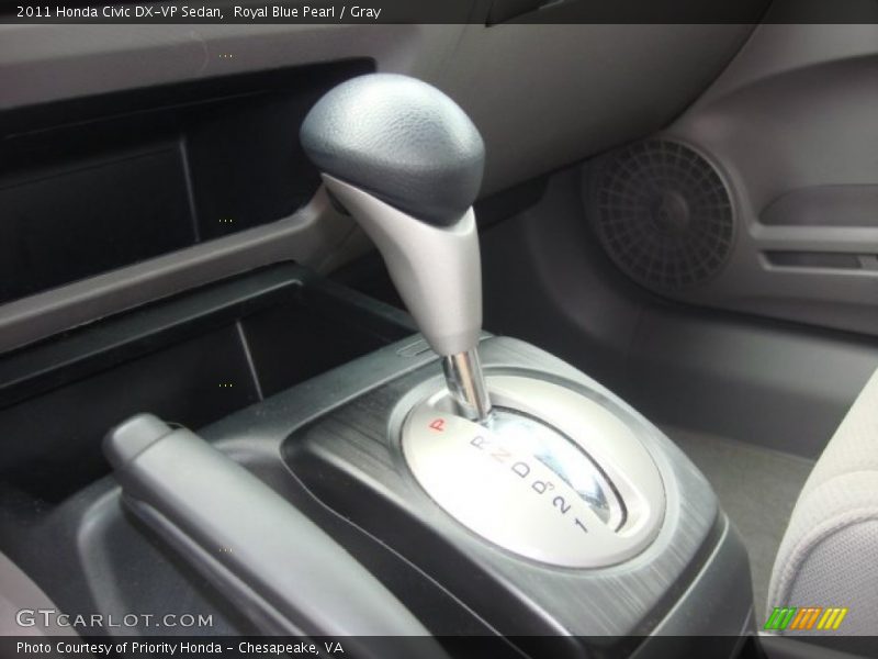 Royal Blue Pearl / Gray 2011 Honda Civic DX-VP Sedan