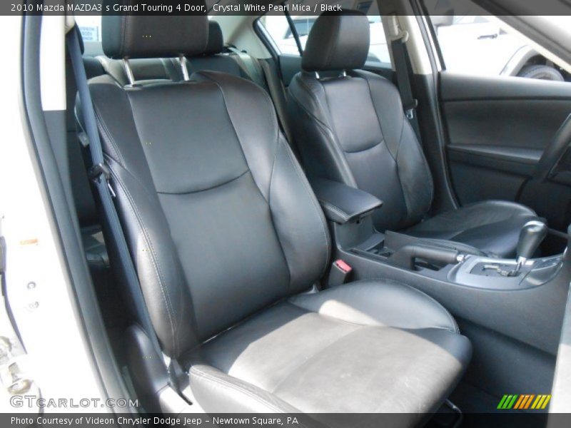 Crystal White Pearl Mica / Black 2010 Mazda MAZDA3 s Grand Touring 4 Door