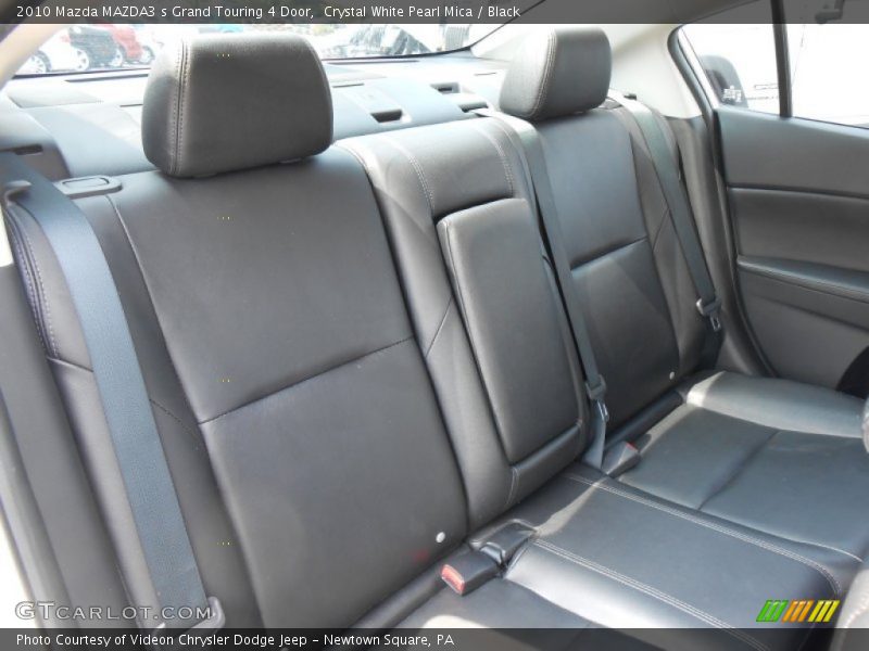 Crystal White Pearl Mica / Black 2010 Mazda MAZDA3 s Grand Touring 4 Door