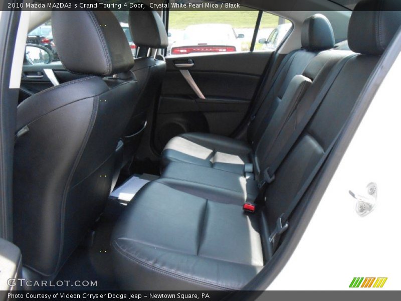 Crystal White Pearl Mica / Black 2010 Mazda MAZDA3 s Grand Touring 4 Door
