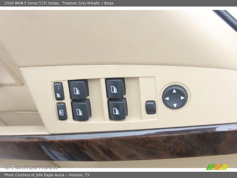 Titanium Grey Metallic / Beige 2006 BMW 5 Series 525i Sedan