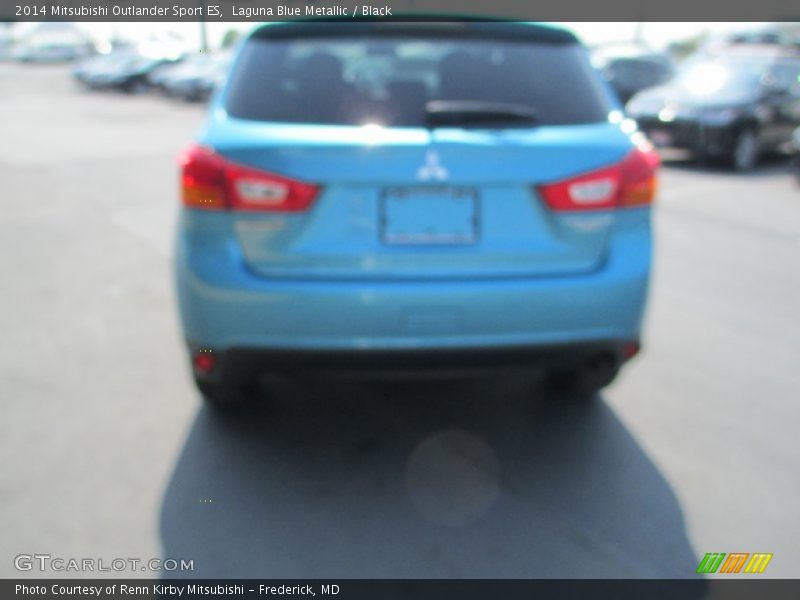 Laguna Blue Metallic / Black 2014 Mitsubishi Outlander Sport ES