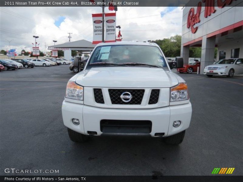 Blizzard White / Pro 4X Charcoal 2011 Nissan Titan Pro-4X Crew Cab 4x4