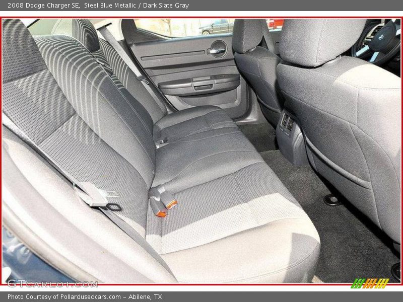 Steel Blue Metallic / Dark Slate Gray 2008 Dodge Charger SE