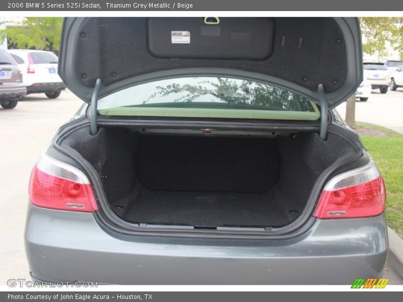 Titanium Grey Metallic / Beige 2006 BMW 5 Series 525i Sedan