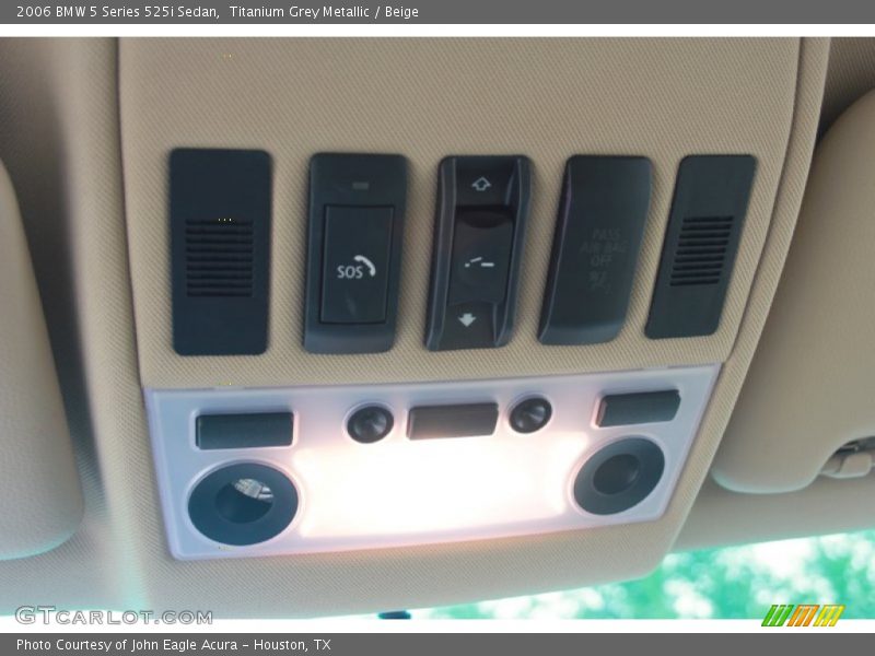 Titanium Grey Metallic / Beige 2006 BMW 5 Series 525i Sedan