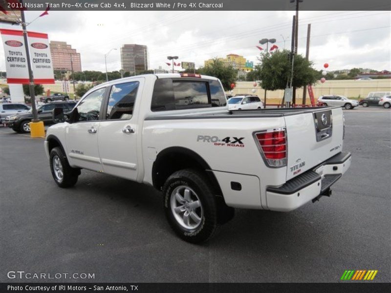 Blizzard White / Pro 4X Charcoal 2011 Nissan Titan Pro-4X Crew Cab 4x4