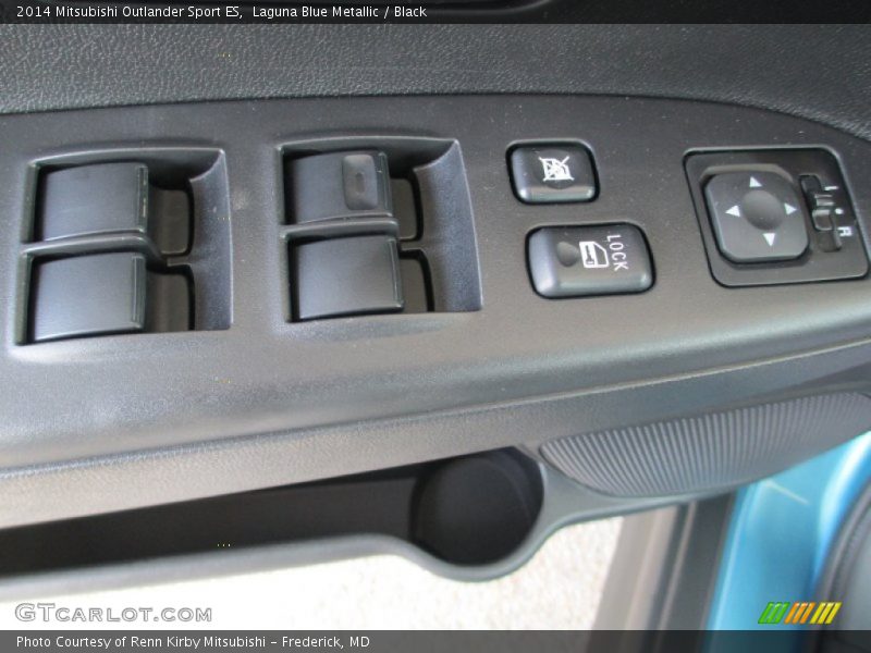 Laguna Blue Metallic / Black 2014 Mitsubishi Outlander Sport ES