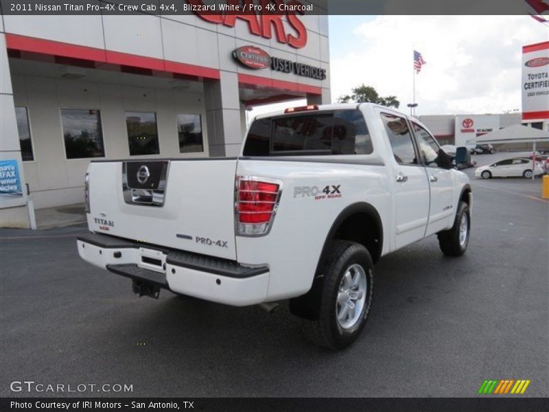 Blizzard White / Pro 4X Charcoal 2011 Nissan Titan Pro-4X Crew Cab 4x4