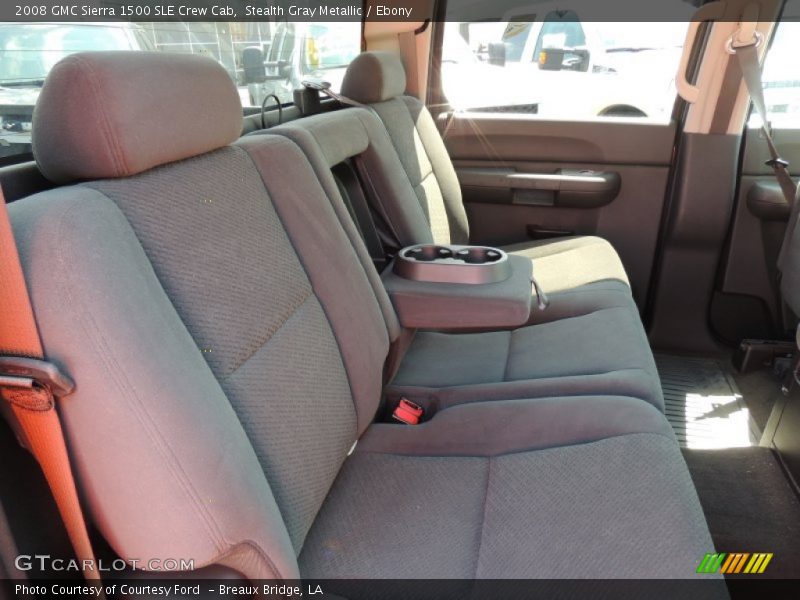 Stealth Gray Metallic / Ebony 2008 GMC Sierra 1500 SLE Crew Cab