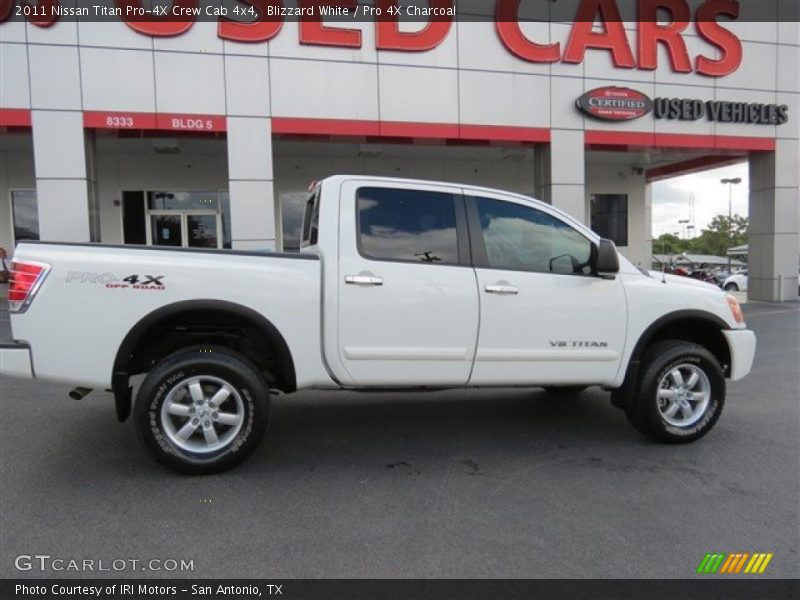 Blizzard White / Pro 4X Charcoal 2011 Nissan Titan Pro-4X Crew Cab 4x4