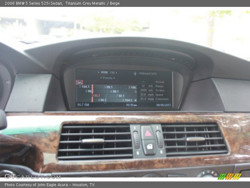Titanium Grey Metallic / Beige 2006 BMW 5 Series 525i Sedan