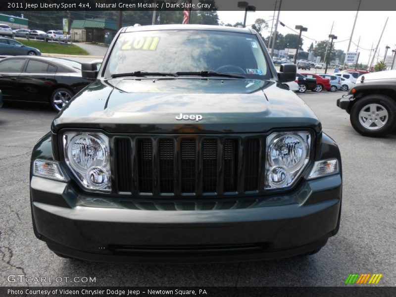 Natural Green Metallic / Dark Slate Gray 2011 Jeep Liberty Sport 4x4