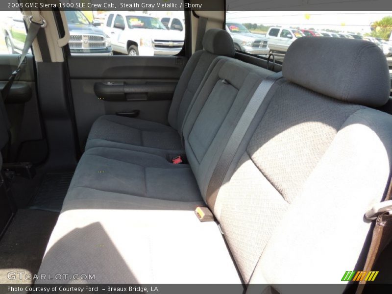 Stealth Gray Metallic / Ebony 2008 GMC Sierra 1500 SLE Crew Cab