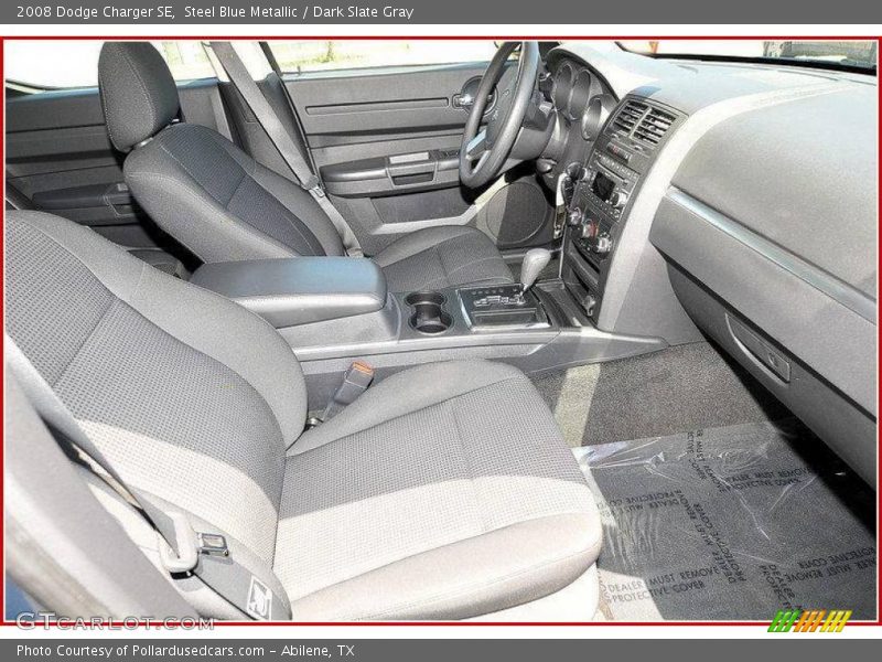 Steel Blue Metallic / Dark Slate Gray 2008 Dodge Charger SE