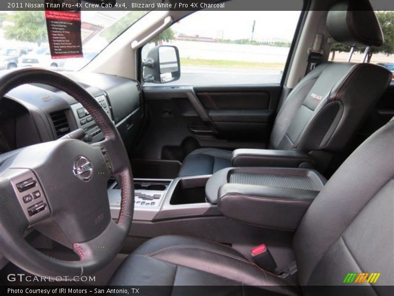 Blizzard White / Pro 4X Charcoal 2011 Nissan Titan Pro-4X Crew Cab 4x4