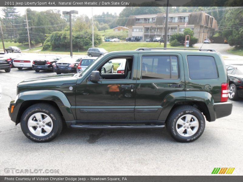 Natural Green Metallic / Dark Slate Gray 2011 Jeep Liberty Sport 4x4