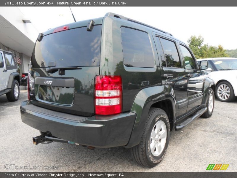 Natural Green Metallic / Dark Slate Gray 2011 Jeep Liberty Sport 4x4