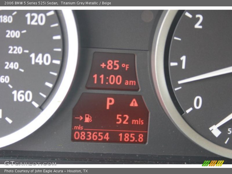 Titanium Grey Metallic / Beige 2006 BMW 5 Series 525i Sedan