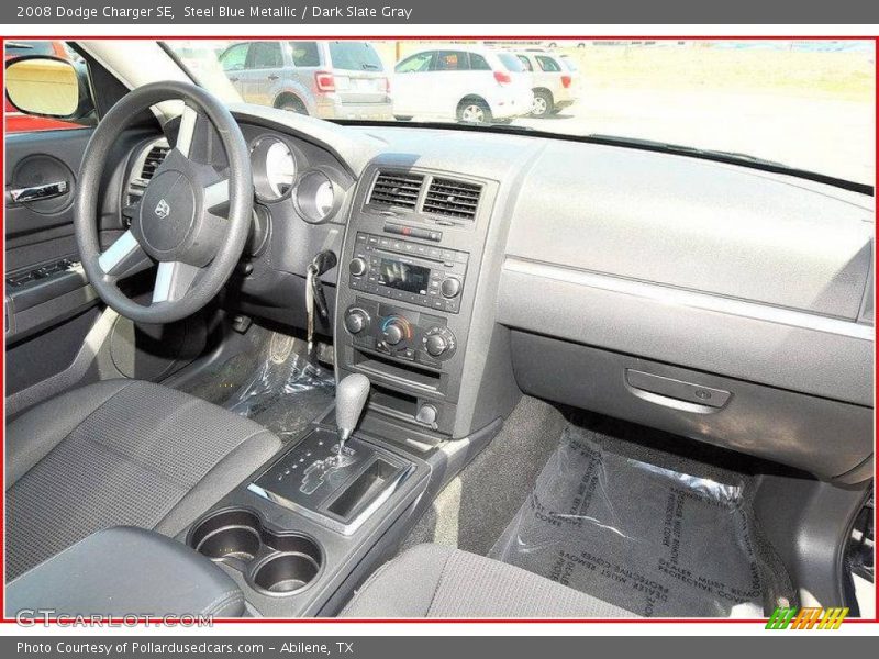 Steel Blue Metallic / Dark Slate Gray 2008 Dodge Charger SE