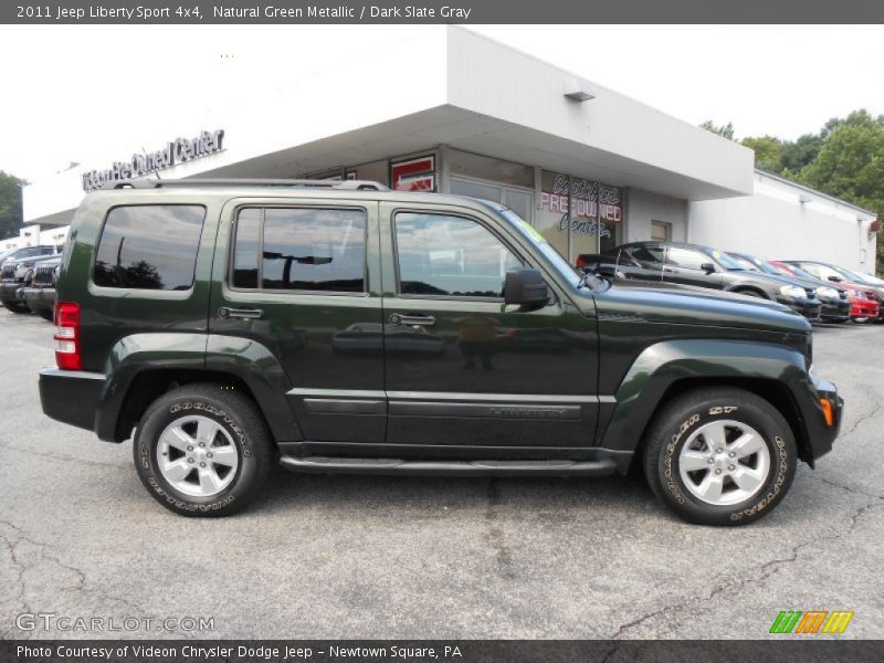 Natural Green Metallic / Dark Slate Gray 2011 Jeep Liberty Sport 4x4