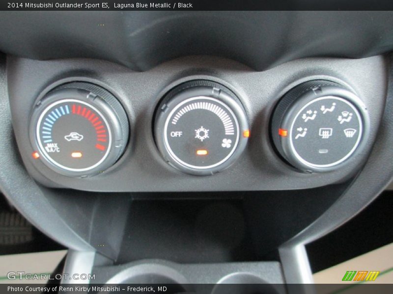 Laguna Blue Metallic / Black 2014 Mitsubishi Outlander Sport ES