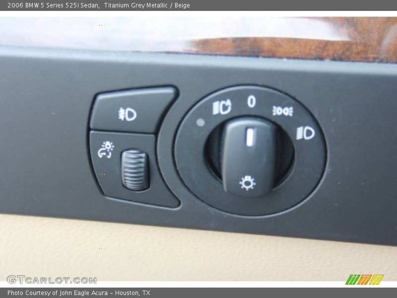 Titanium Grey Metallic / Beige 2006 BMW 5 Series 525i Sedan