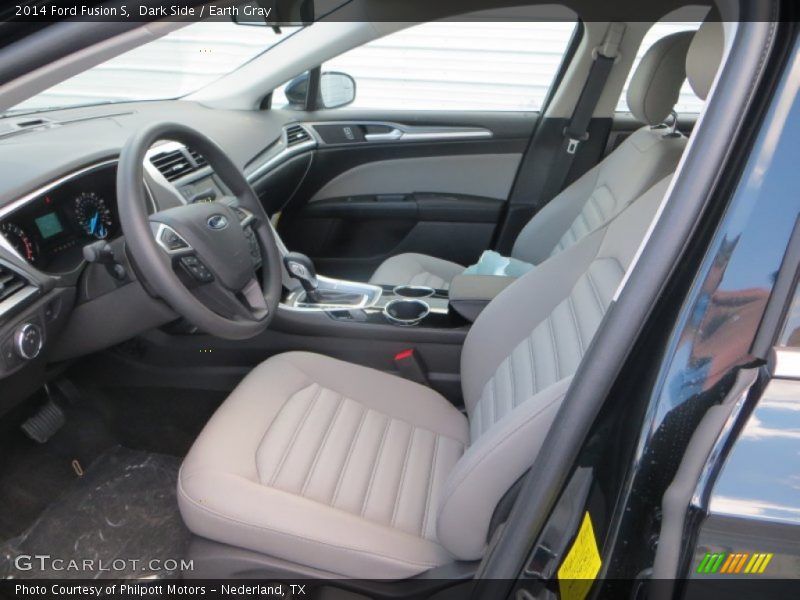 Front Seat of 2014 Fusion S