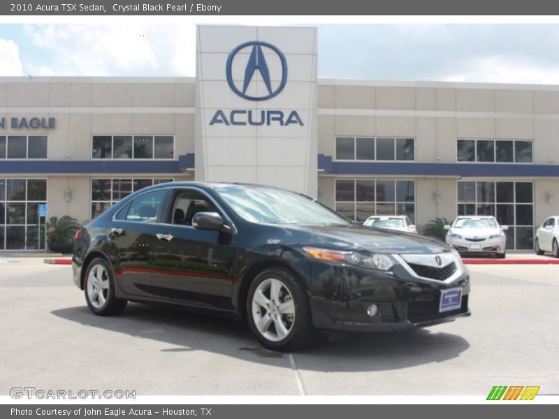 Crystal Black Pearl / Ebony 2010 Acura TSX Sedan